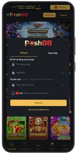 Đăng ký POSH88